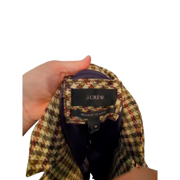 J. Crew Brown Plaid Blazer - Picture 4 of 4